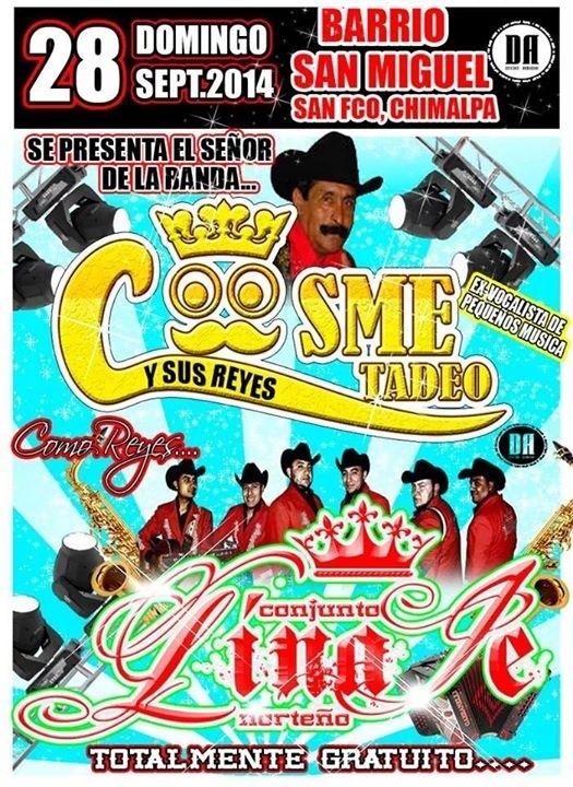 28 de septiembre san francisco chimalpa baile de feria <a href="/COSMETADEO/">Cosme Tadeo Y Sus Reyes</a> #ConjuntoLinaje RT