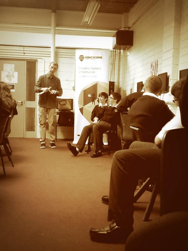 cranacollegeart's tweet photo. @culturetechfest @CranaCollege_TY ...students attend The Big Video Challenge workshop and are bowled over http://t.co/FdVaQvmb8V