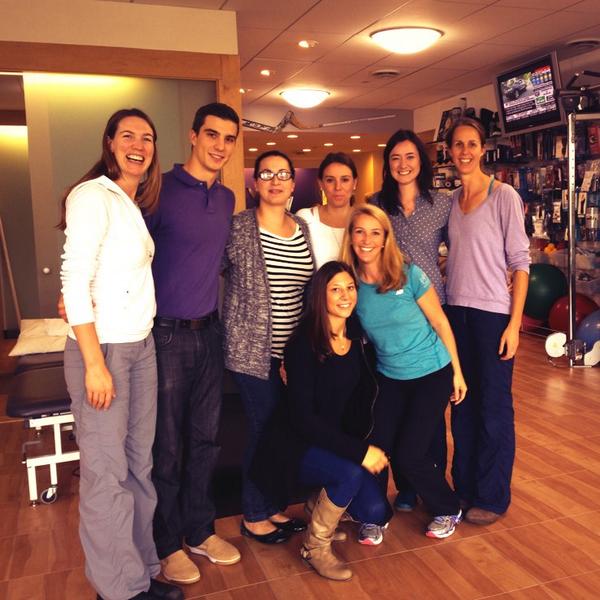 PivotSport's tweet photo. Huge hug send off to Kate on her move to Vancouver #WeMissyou #physiofamily http://t.co/6Ozv9DCjjH