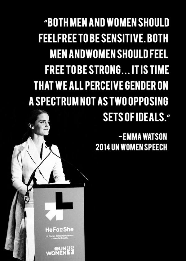 PupFresh's tweet photo. Please watch this #EmmaWatson speech about feminism. http://t.co/K5XGKFyMlv http://t.co/Yx14baw71A