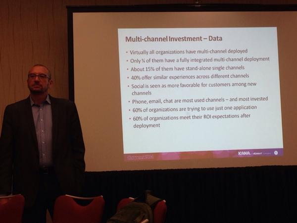 rwang0's tweet photo. MyPOV: @ekolsky likes multichannel and abhors omnichannel. #kanaconnect http://t.co/Avcx769oLT