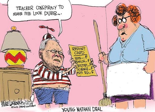 GAProgressive's tweet image. New @mluckovichajc says it all. #WeKnowNathan’s highest unemployment rate in the nation is the #RealDeal. #gapol