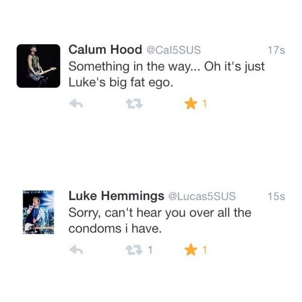 5susMemories's tweet photo. I have so many of your stupid fights😂 @Lucas5SUS @CaI5SUS http://t.co/6TfOAsMyIs