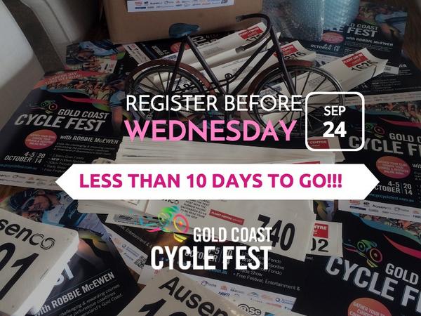 GCCycleFest's tweet photo. Rider Briefs, BIBs and Timing Chips will be mailed out this week. Register by tomorrow to get yr rider pack in time. http://t.co/ss9cC1HZ9e