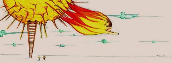 bibliodelotro's tweet photo. #QueCadaDiaSeaMagicoyLlenoDeSueños "Yo quiero ser de fuego" (Agustín)
Ilustración: Dai Fumeaux http://t.co/FqvCxBEEDK http://t.co/ogDe3wEODT