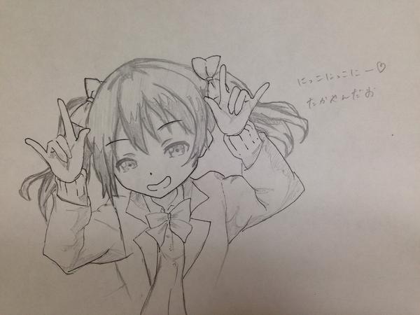 jtdqmp's tweet image. 描いてみたw
#ラブライブ好きな人RT