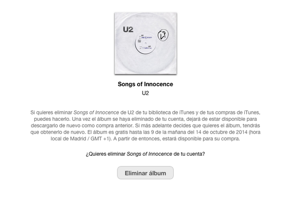 aceitunap's tweet photo. #PareDeSufrir y elimine el álbum de U2. https://t.co/GbibI3trXY http://t.co/mM9CB2npyc