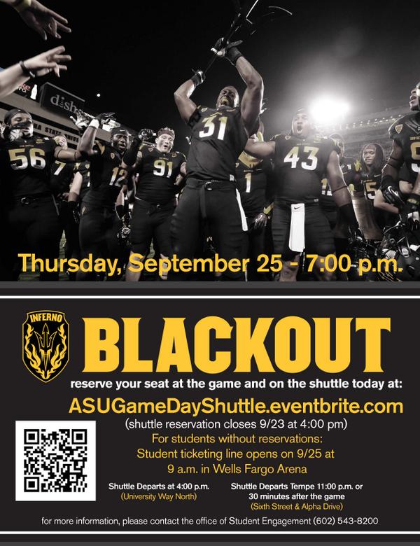 ASU_USGW's tweet photo. Come and support our @FootballASU #BlackOutBruins http://t.co/9V3oFGP7pq http://t.co/0Wf8Mwqs2C http://t.co/zWrqKks5jm