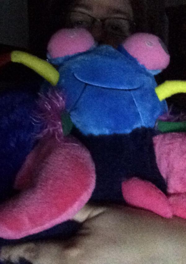 mhari_dubh's tweet photo. My @squishable mantis shrimp is gonna protect me during #SleepyHollow #onetwothreedeath http://t.co/h3KABJJ98K