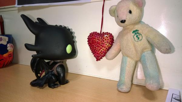 nivedithg's tweet photo. Toothless is in love with teddy and I am the cupid #SheratonMacao
#DreamworksExperience #DragonTrainingCamp http://t.co/ltQr2okoWm