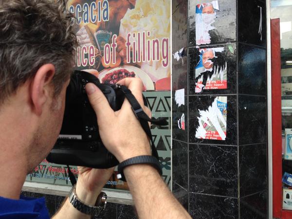 StefArmbruster's tweet photo. Post-Fiji poll. When you can't shoot the real thing. @AFPMakingof #peterparks @Sanafp1 http://t.co/C2eZfvjOEL