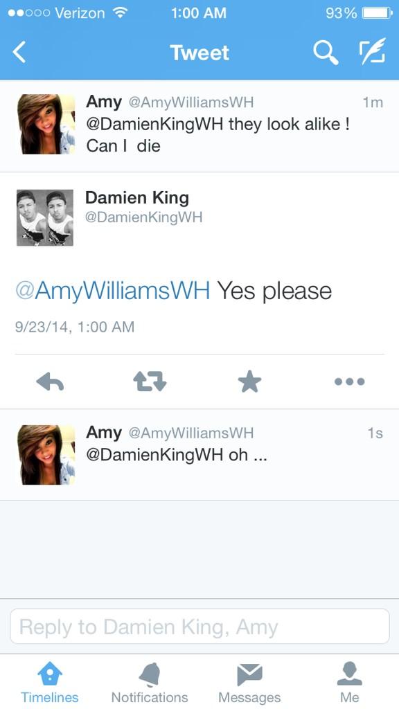 SadieLockWH's tweet image. DAMIEN CHILLLLL