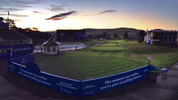 rydercup's tweet image. Good morning from Gleneagles.
