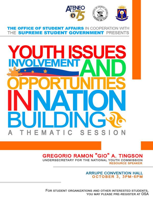 AdnuOsa's tweet photo. GIO TINGSON of NYC, is coming to AdNU for the Thematic Session on Oct 3, 3-6pm @ the ACH! Pre-register now at OSA!Ty! http://t.co/wu1itUvgzC