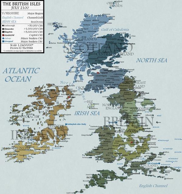 jr_carpenter's tweet image. The British Isles in 2100, after global warming has taken its toll:  jaysimons.deviantart.com/art/British-Is…
