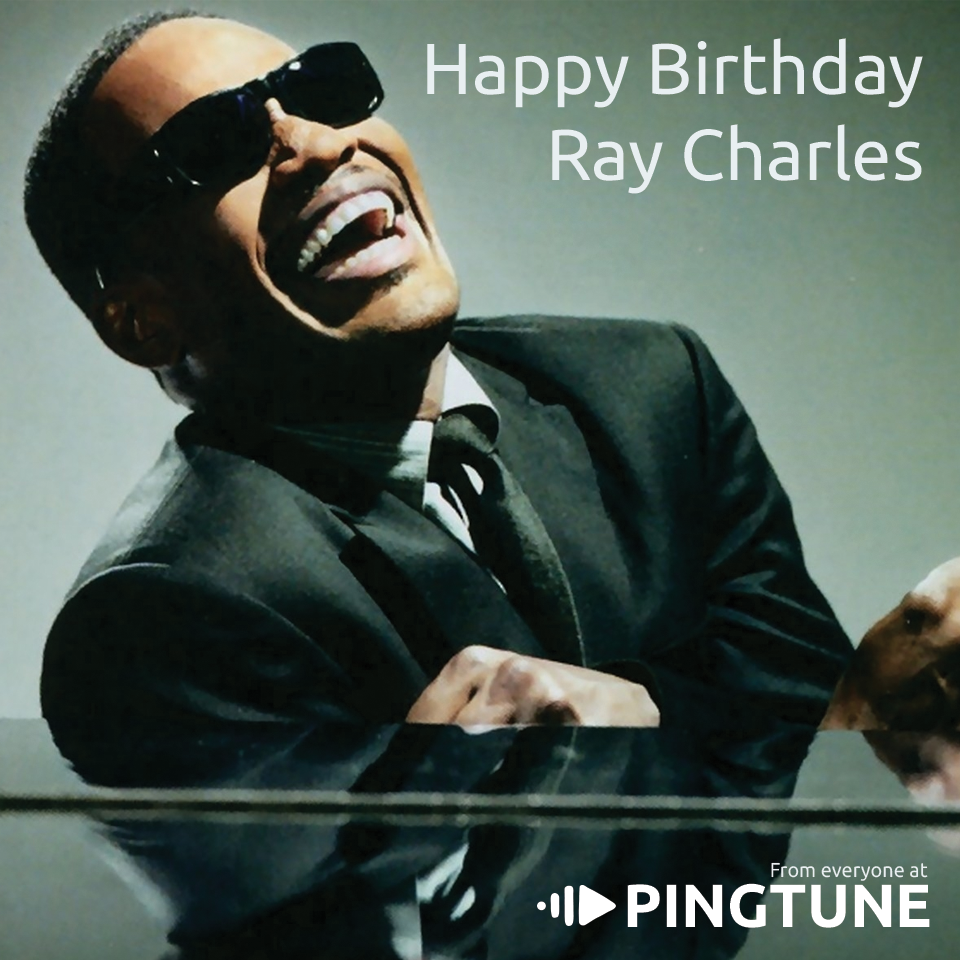 Happy 84th Birthday Ray Charles! You absolute legend ... 