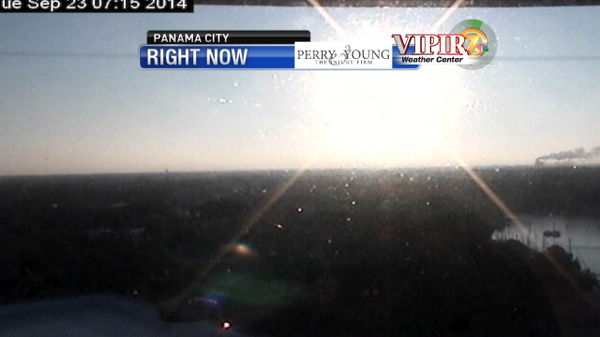 WJHG_TV's tweet image. #FirstFullDayofFall 60s in #flwx this AM with a low cloud deck off to the west, we'll all turn partly sunny today!