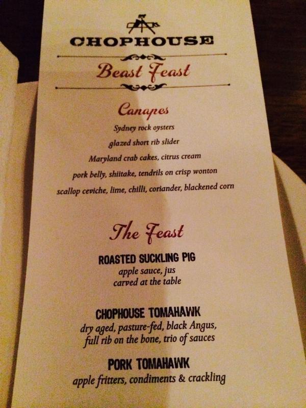 Beast Feast <a href="/Chophouse_AU/">Chophouse Australia</a> 

No fish here…..

<a href="/moyzlorenz/">Mark Lorenz</a> <a href="/AsktheButcher_/">Anthony Puharich</a>