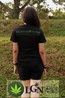 Dukung pemanfaatan ganja dgn berdonasi T-Shirt LGN size wanita Original Merchandise LGN di LGNshop.org  :)