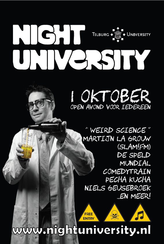 Meer info: nightuniversity.nl en facebook.com/nightuniversity
