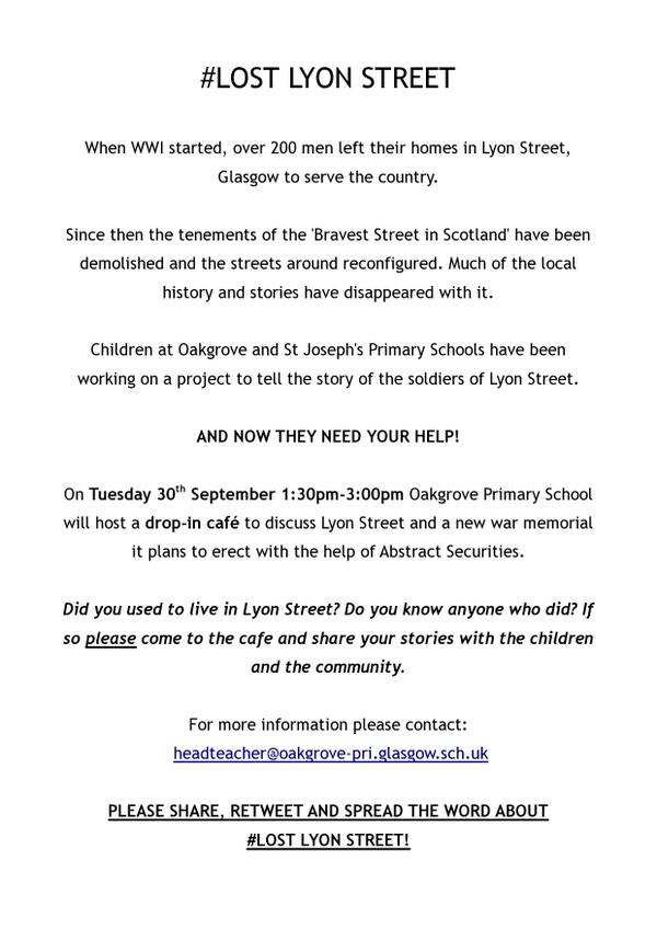 Tweeps, we need your help! Please RT, share &amp; tell your friends about #lostlyonstreet - these heroes need remembering