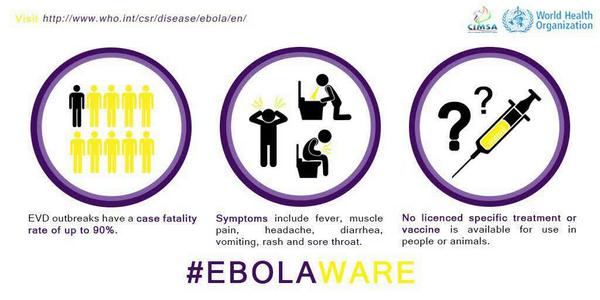 #CIMSAFightsEbola #EbolaWare