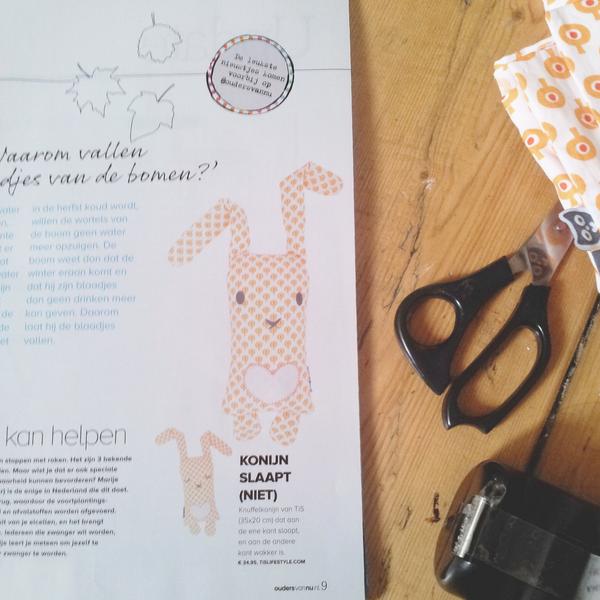 Dankjewel <a href="/Perswinkel/">Marianne Sijberden</a> en <a href="/oudersvannu/">oudersvannu</a> voor de leuke publicatie met ons #konijn! (m) tislifestyle.com/nl/babyaccesso…