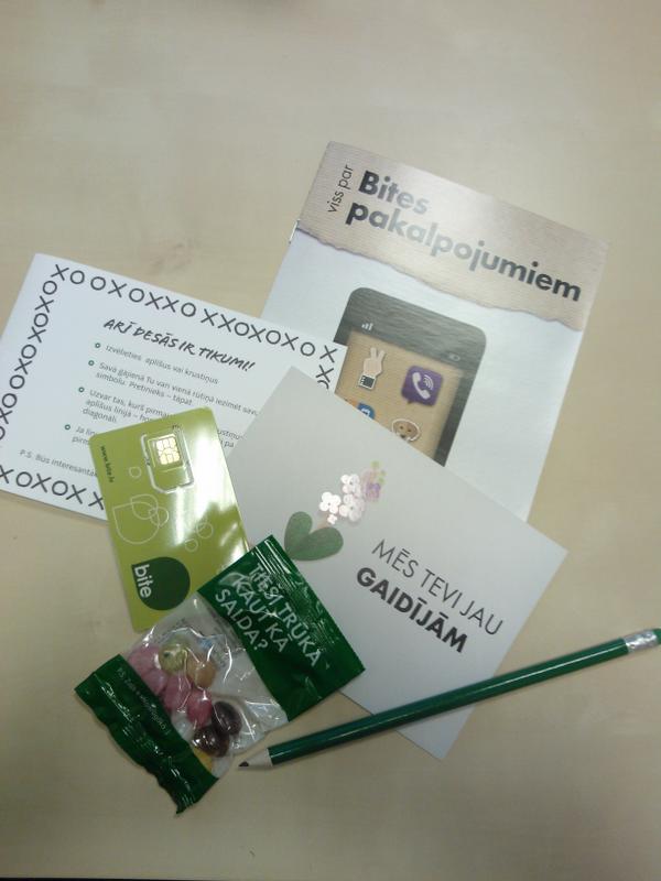 Paldies par feino sagaidisanu #bite.lv