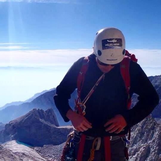 MilesHigh_MH's tweet photo. Our friend Jake climbed #MilesHigh to the top of the east buttress of Mt. Whitney in the Sierra Nevada. http://t.co/CSCVbpeN8V
