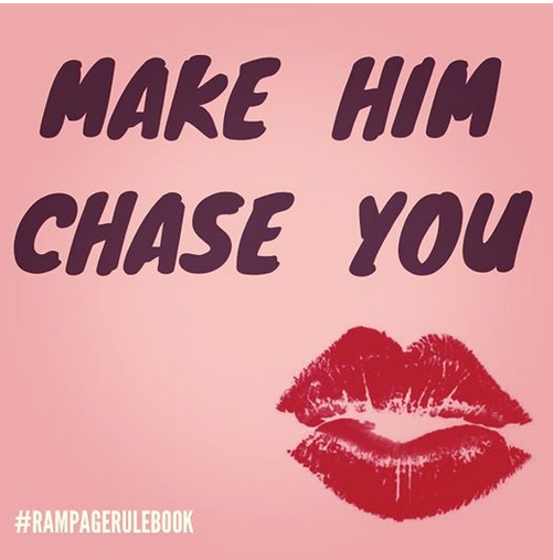 Shoeminded's tweet photo. Make him chase you
#rampage   #Shoeminded
http://t.co/lYM19PQumR http://t.co/lMCwHiTZ67