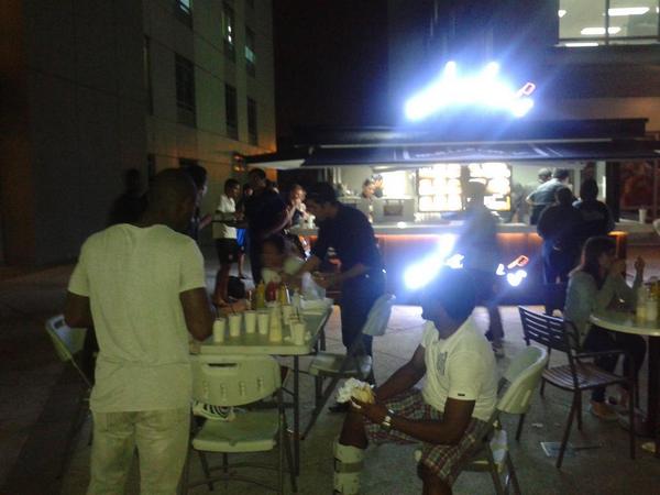MalcolmsDeli's tweet photo. Meralco Sparks enjoying Malcolm's Burger at Mckinley Hills! http://t.co/uIQp9Ny7cI