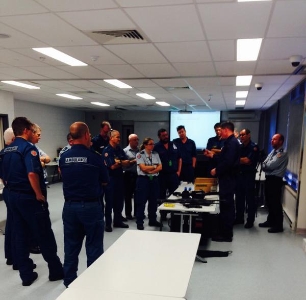 HuckerTony's tweet photo. QAS CPM roll out
Less Lethal options update with QPS SERT. A very professional team http://t.co/3Ihg3zaElH