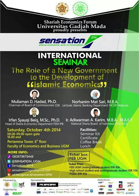 Malam teman-teman, mimin mau kasih poster Sensation International Seminar nih ;D