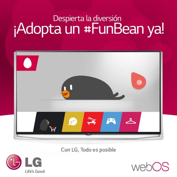 lg_colombia's tweet image. #FunBeans está listo para que juegues y ganes uno de los premios de LG Smart TV con webOS. on.fb.me/1AQPBGw