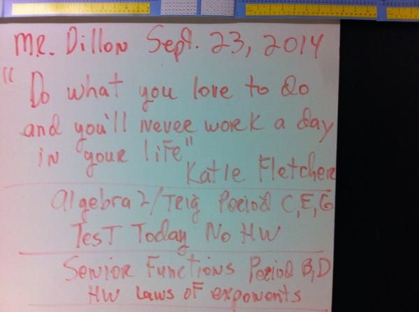 PdillonR's tweet photo. Quote for Katie#missyouguys http://t.co/yYLq7uGFQg