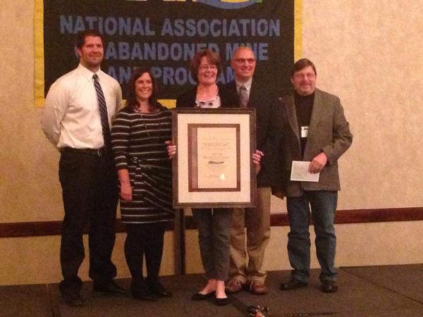 IADeptAg's tweet photo. Congrats! Our staff received nat'l award for Marion Co. Goff site land reclamation from surface mining #NAAMLP @OSMRE http://t.co/pbnTyQCh4c