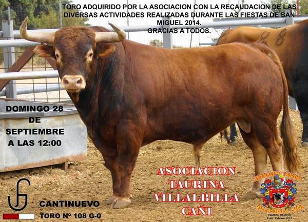 almastaurinas's tweet photo. VILLALBILLA ENCIERROS Y CAPEAS EL 27 Y 28 SEPTIEMBRE 2014 -- http://t.co/8KmTp60K1E @nachoruiz90 @revistaasta2 http://t.co/8MbuXiSMek