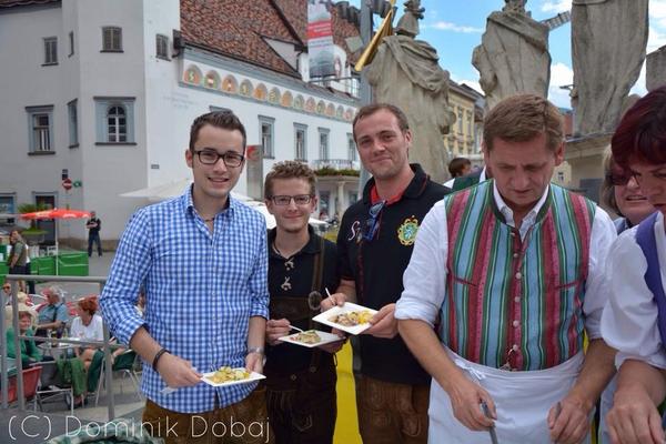 Stadt-Land-Fest Leoben 2014 mit GR Daniel Geiger, Roland Krusche,  @FWernbacher