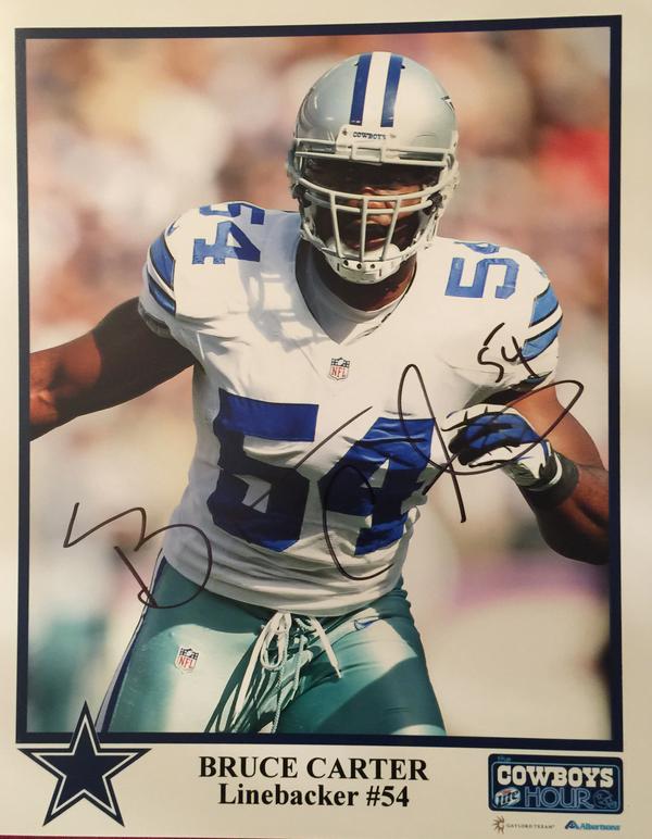 dallascowboys's tweet photo. RT to win this picture signed by Bruce Carter! #CowboysNation http://t.co/VfkesXW002