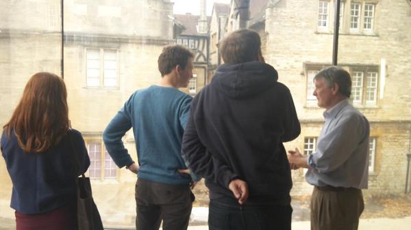 Lincoln telethon students having a tour of the soon to be opened New Garden Building! <a href="/LincolnAlumni/">Lincoln Alumni</a>
