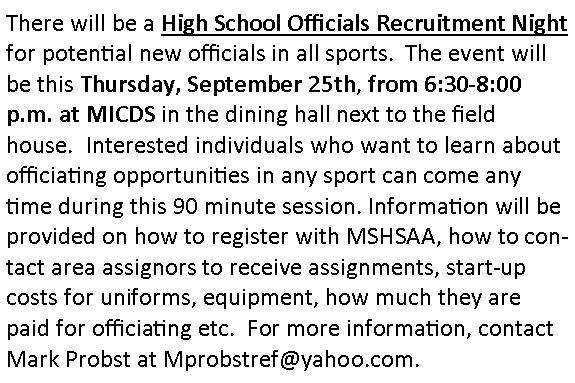 Ever thought about being an umpire, referee, or an official.. or just looking for a fun way to make some extra money?