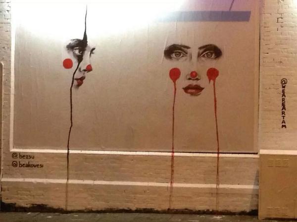 weareartam's tweet photo. #ShoreditchArtWall #ARTAM #StreetArt #Art @beakovesi http://t.co/QwjJ9fDNdu