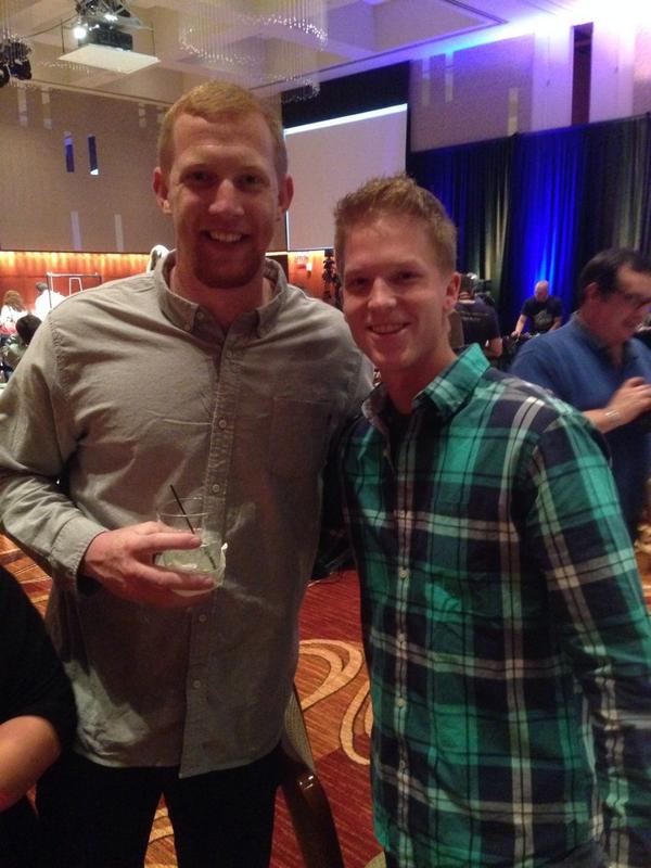 torgs6's tweet photo. Had an unreal night hanging out with the @STLouisRams . Never knew @JHekker had such an angelic voice ! #Ramoke http://t.co/ND8sN3rpTK