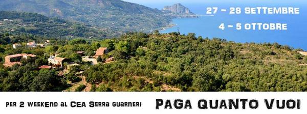 Tornano a Serra Guarneri #cefalù i #weekend  Paga Quato Vuoi 27- 28 Settembre, 4-5 Ottobre ow.ly/BP4OO
