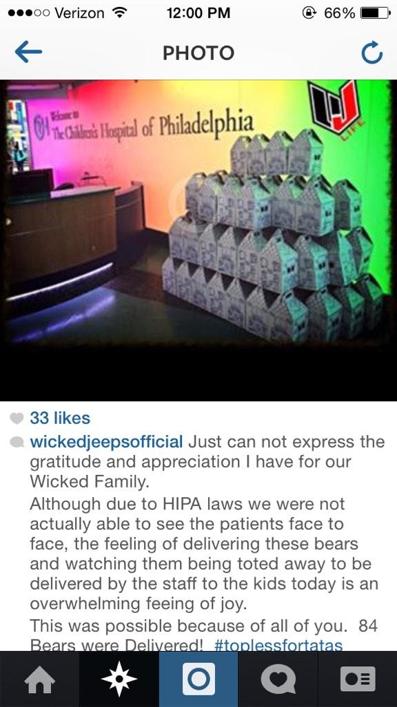 Giving back is just what we like to do.