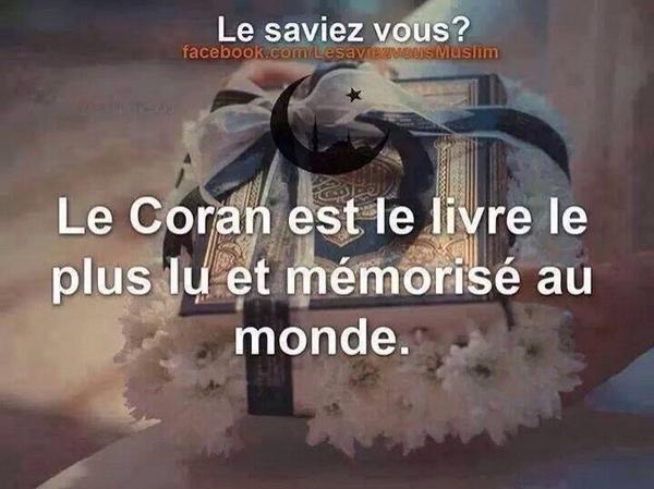 servirAllah's tweet photo. Le saviez-vous ? #TeamMuslim http://t.co/049GfVEmDi
