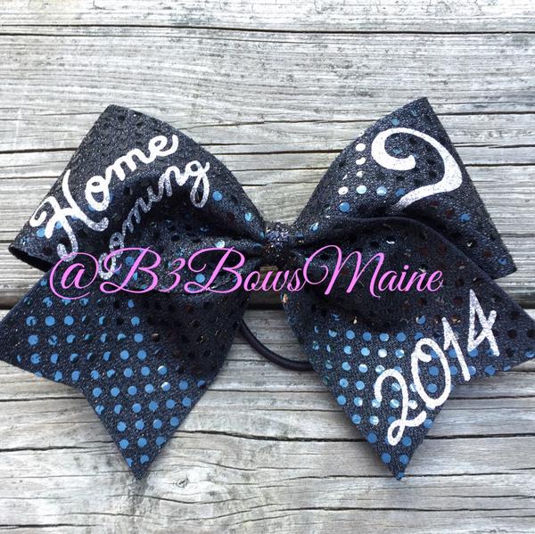B3bowsMaine's tweet photo. Another #homecomingproposal bow heading to NV tomorrow! #cheerleading #homecoming2k14 #customcheerbows #cheer http://t.co/Ne6OclF5D8