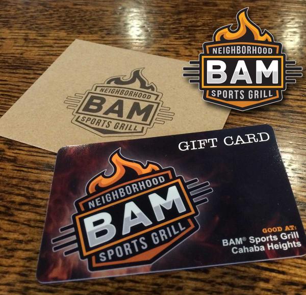 BAMSportsGrill's tweet photo. Looking for a gift idea? Give the gift of BAM! http://t.co/Zp6tyHrxH1