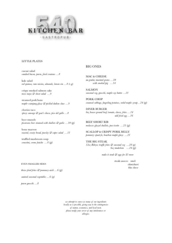 540KitchenBar's tweet photo. http://t.co/ag32O85eZC
