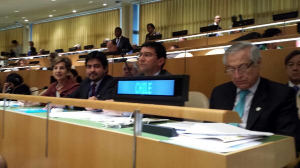 Diputado <a href="/Danielmelochile/">Daniel Melo C.</a> participa en Asamblea General de Naciones Unidas y en Cumbre Climática con <a href="/iallendebussi/">Isabel Allende Bussi</a>